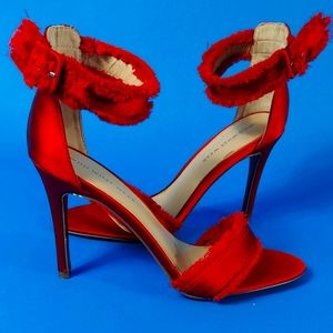 Red Furry Heels